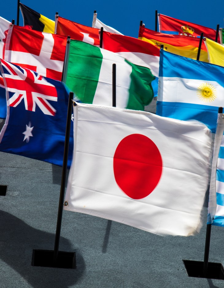 flags of many nations